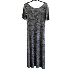 Aritzia Wilfred Free Willems heathered gray maxi minimalist tube pencil dress